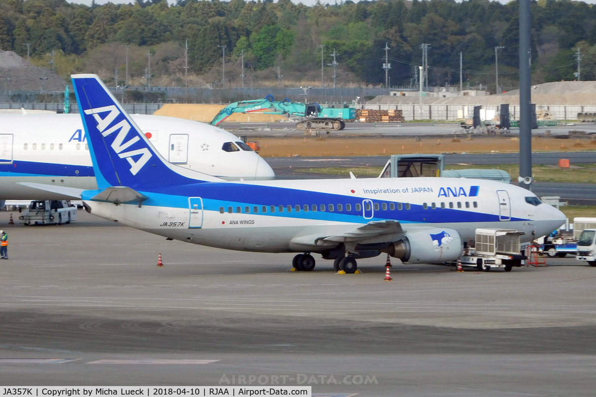 JA357K, 1996 Boeing 737-5L9 C/N 28131, At Narita