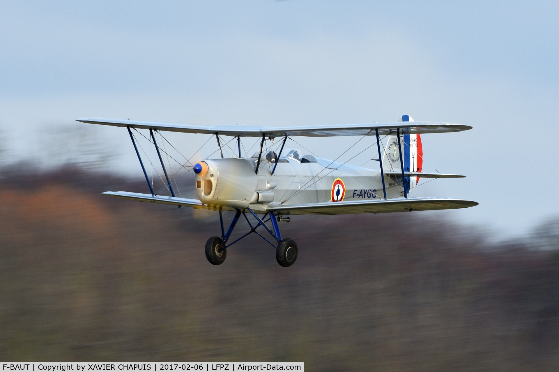 F-BAUT, Stampe-Vertongen SV-4C C/N 1073, Based in France