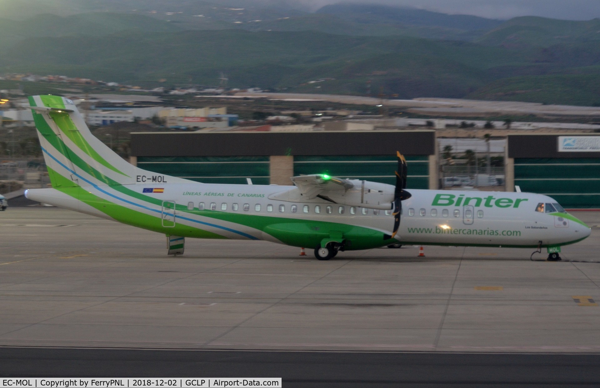 EC-MOL, 2016 ATR 72-600 (72-212A) C/N 1359, Binter ATR72