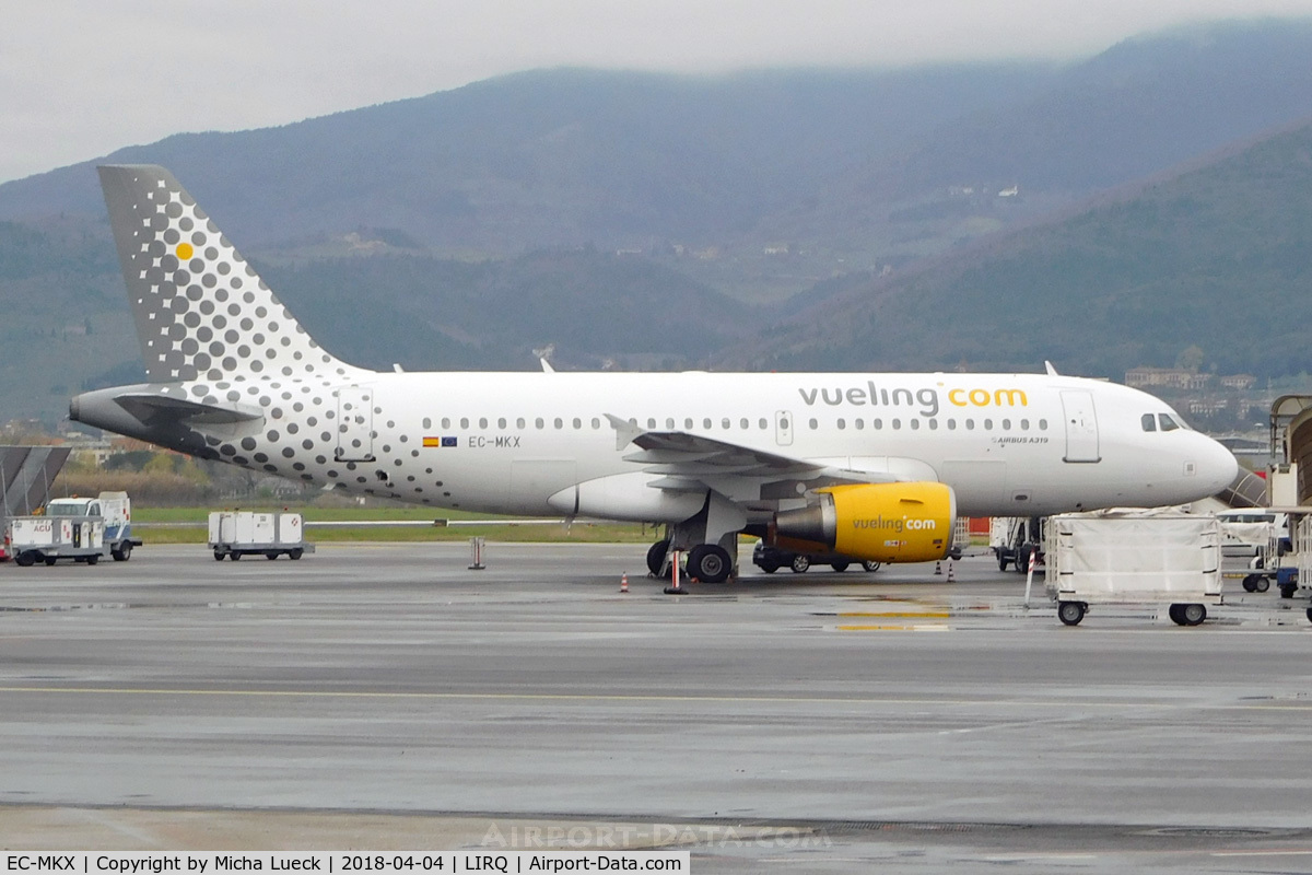 EC-MKX, 2007 Airbus A319-111 C/N 3054, At Florence
