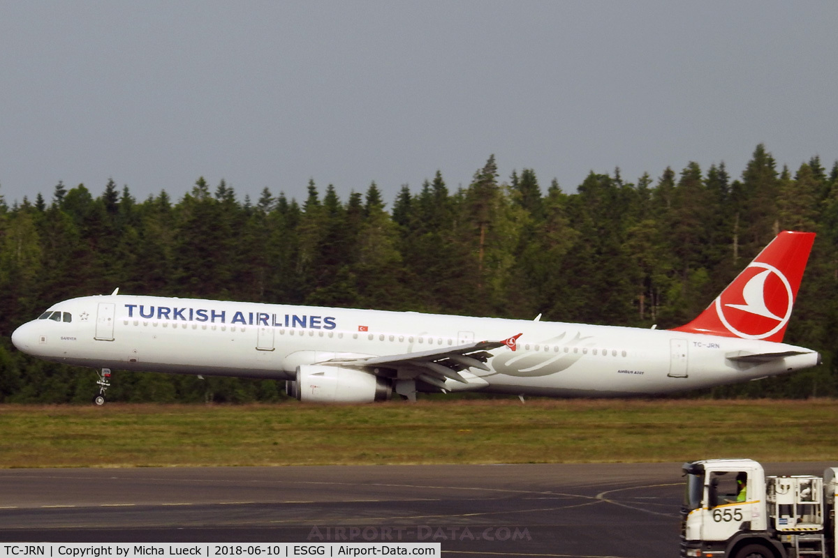 TC-JRN, 2011 Airbus A321-231 C/N 4654, At Gothenburg