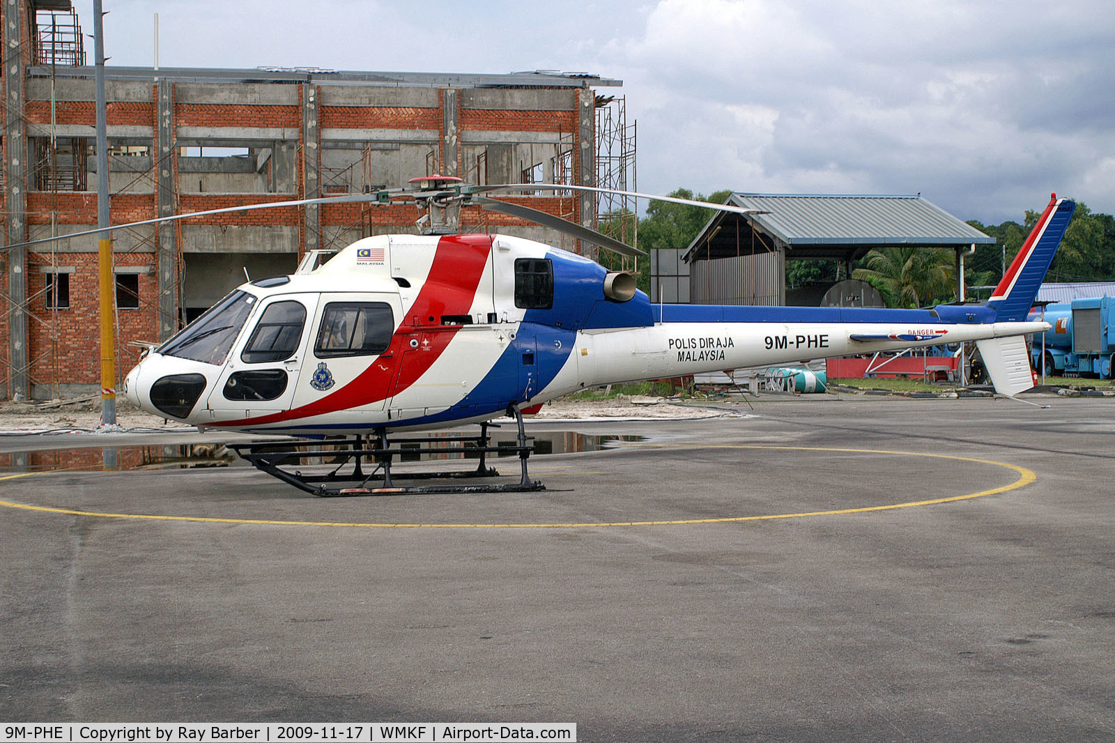 9M-PHE, 1997 Eurocopter AS-355N Ecureuil 2 C/N 5617, 9M-PHE   Eurocopter AS.355N Ecureuil II [5617] (Malaysian Police/Polis Diraja Malaysia) Kuala Lumpur (Sungai Besi-Simpang)~9M 17/11/2009