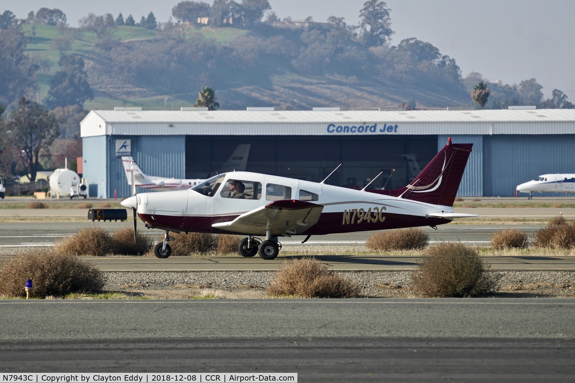 N7943C, 1975 Piper PA-28-151 C/N 28-7615068, Buchanan Field Concord California 2018.