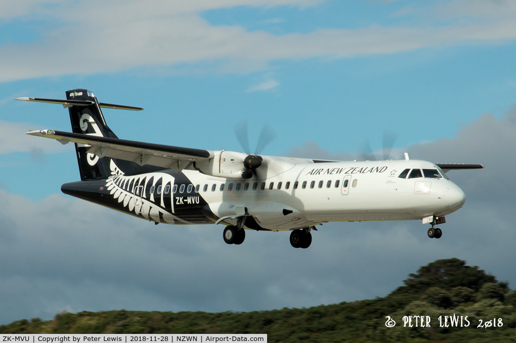 ZK-MVU, 2018 ATR 72-212 A C/N 1500, Mount Cook Airline Ltd., Christchurch