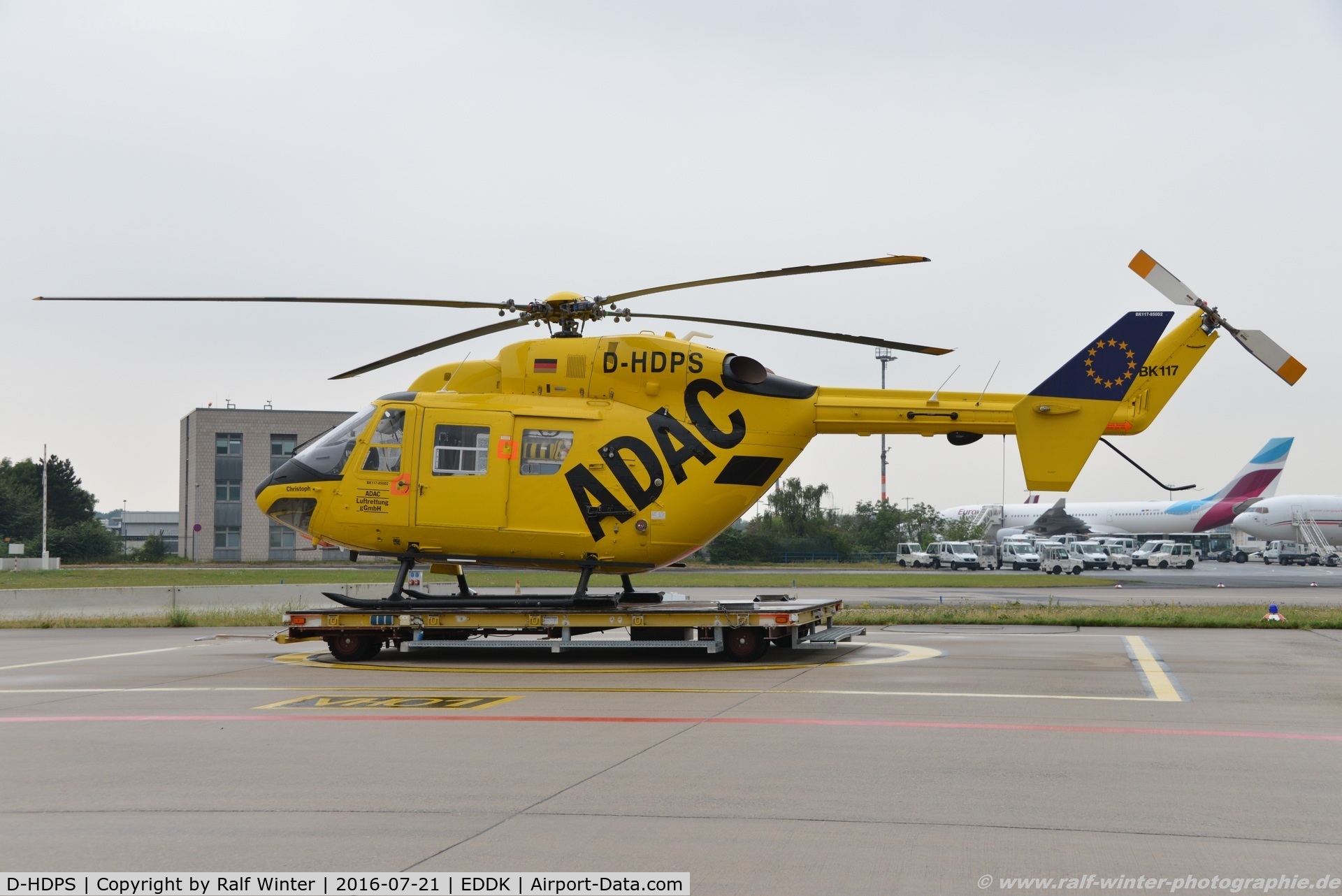 D-HDPS, Eurocopter-Kawasaki BK-117B-2 C/N 7074, MBB Kawasaki BK-117B2 'Christoph 15' - 7074 - D-HDPS - 21.07.2016 - CGN