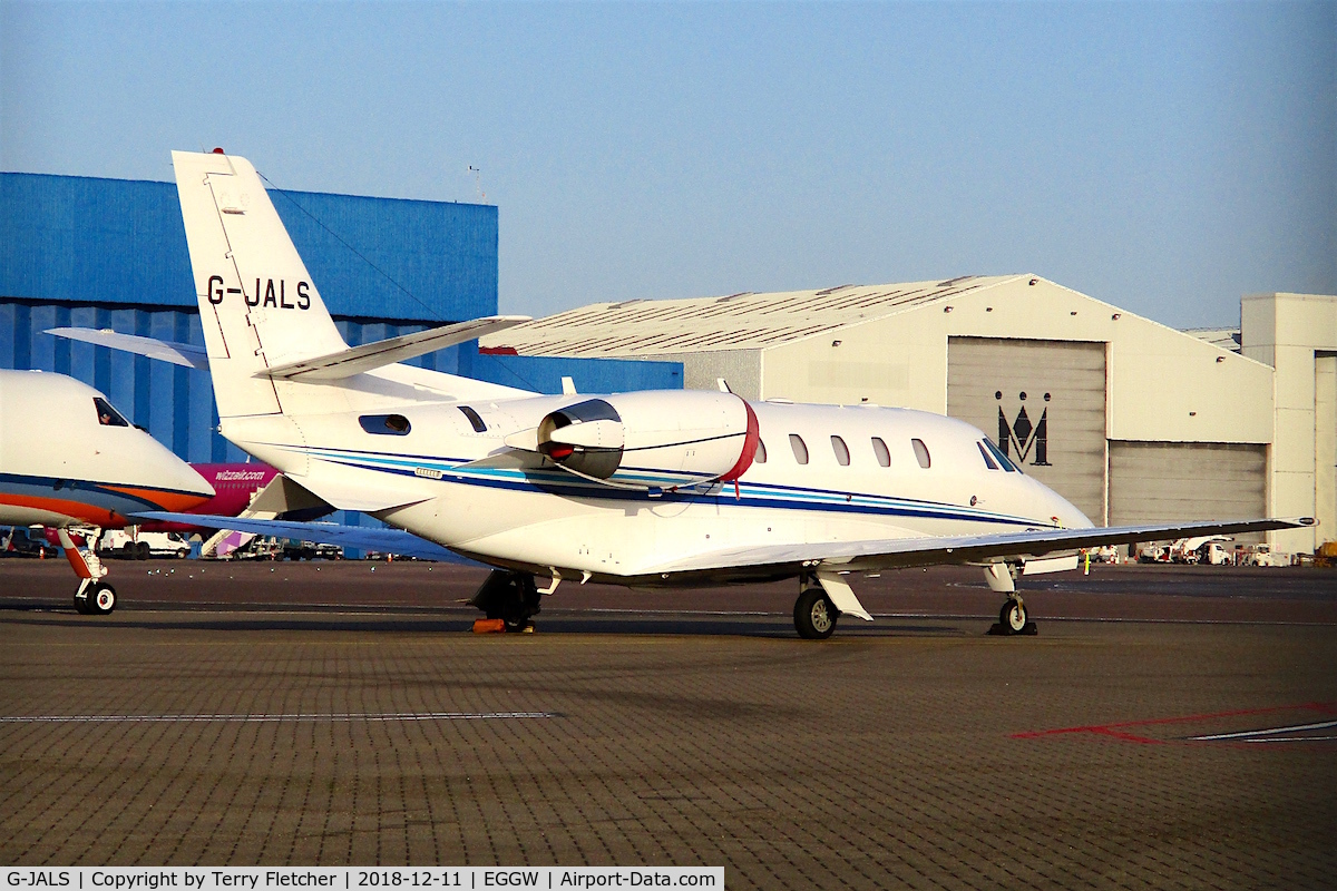 G-JALS, 2009 Cessna 560XLS Citation Excel + C/N 560-6024, at Luton