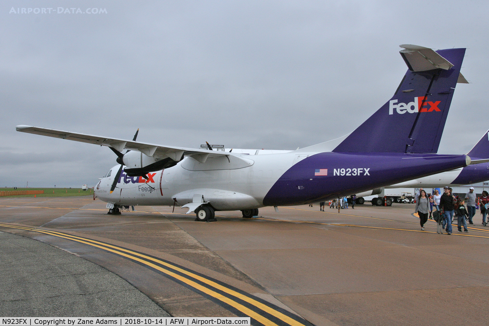 N923FX, 1989 ATR 42-300 C/N 135, At the 2018 Alliance Airshow - Fort Worth, Texas