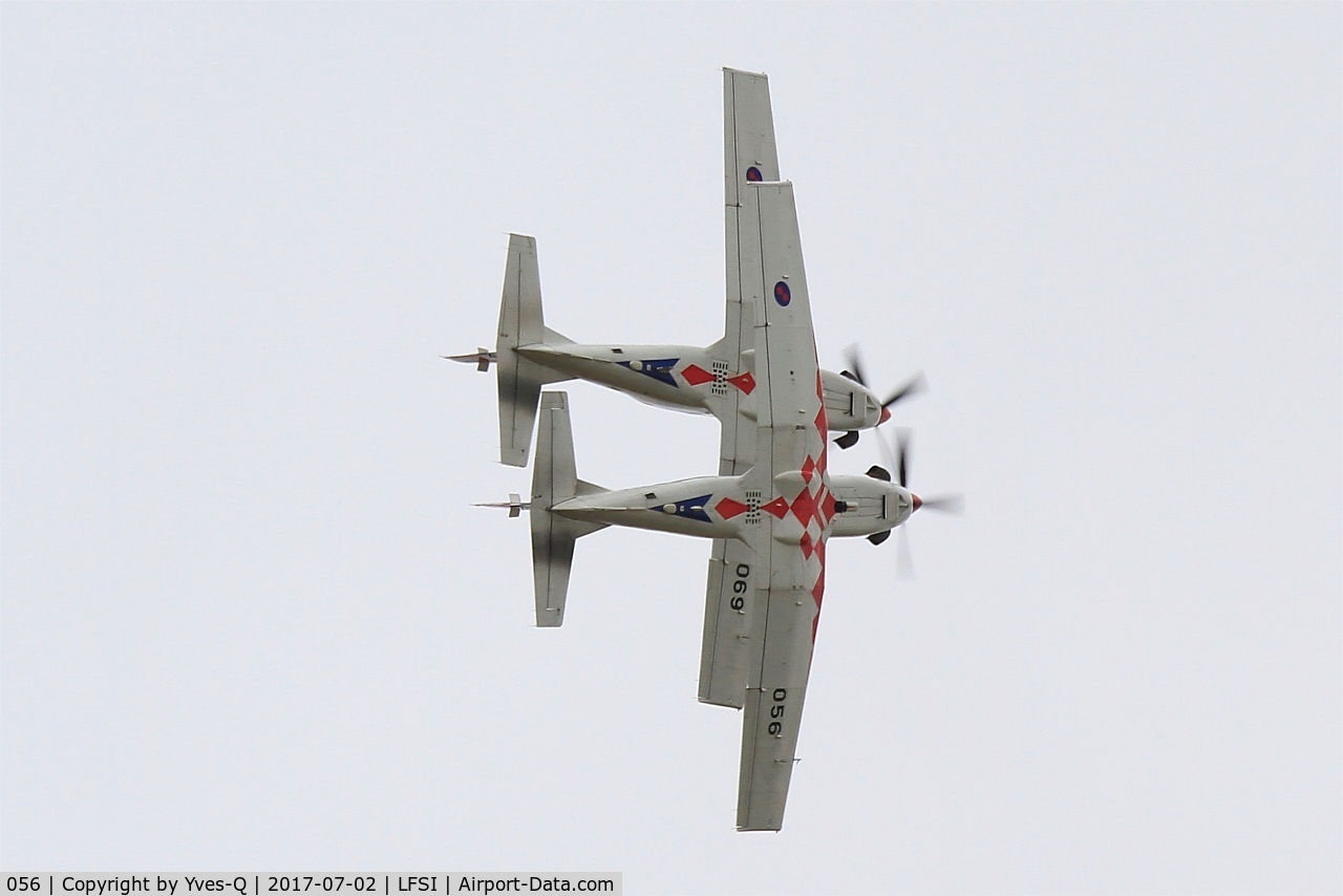 056, Pilatus PC-9M C/N 619, Pilatus PC-9M, Croatian Air Force aerobatic team, On display, St Dizier-Robinson Air Base 113 (LFSI) Open day 2017