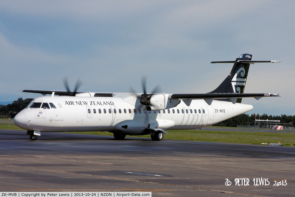 ZK-MVB, 2012 ATR 72-212A C/N 1065, Mount Cook Airline Ltd., Christchurch