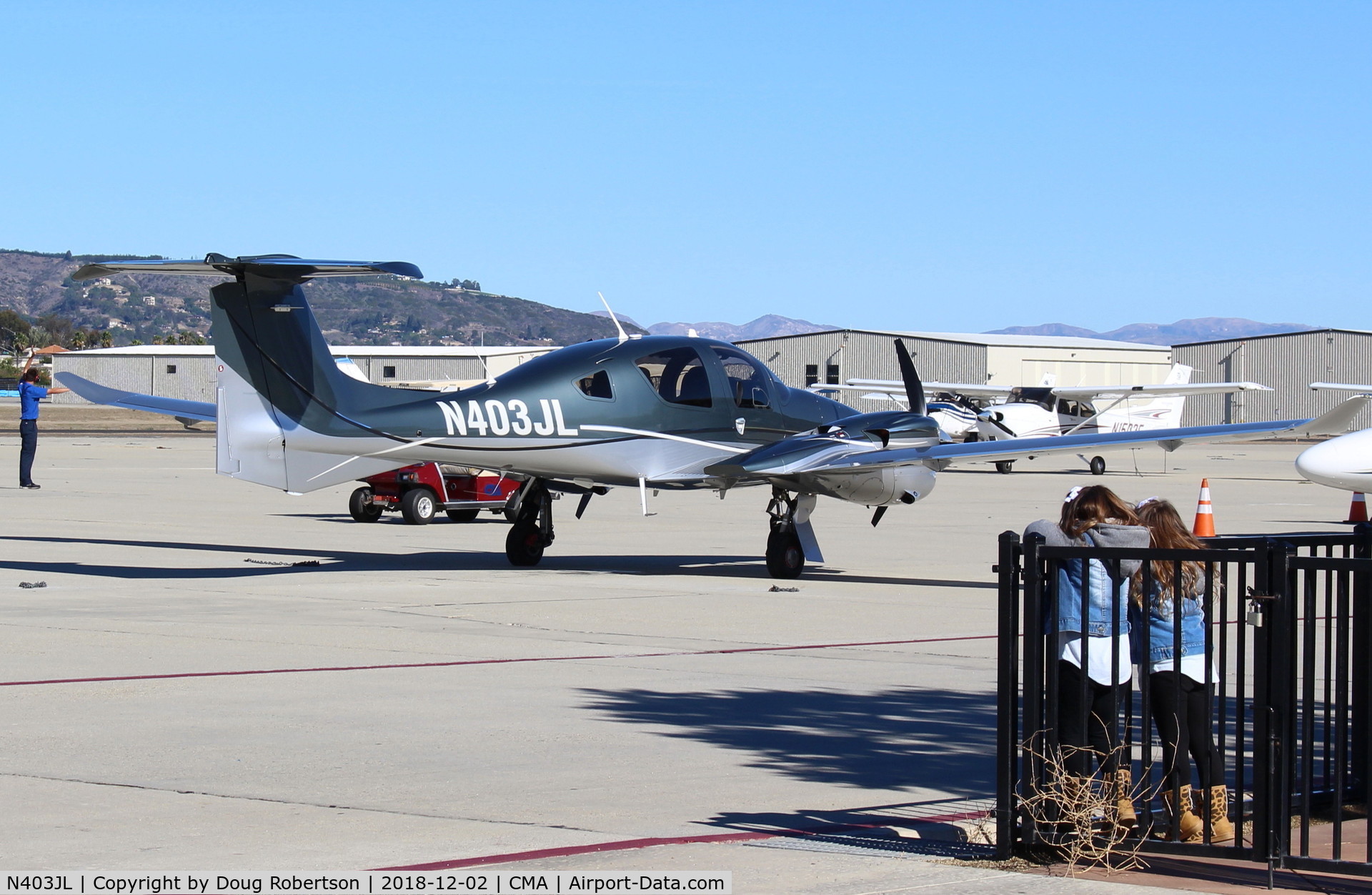N403JL, 2018 Diamond DA-62 C/N 62.099, Diamond Aircraft Inds. GMBH DA62, 2 Unknown engines on FAA Registry, (the DA62 is a twin diesel-engined), on Transient Ramp