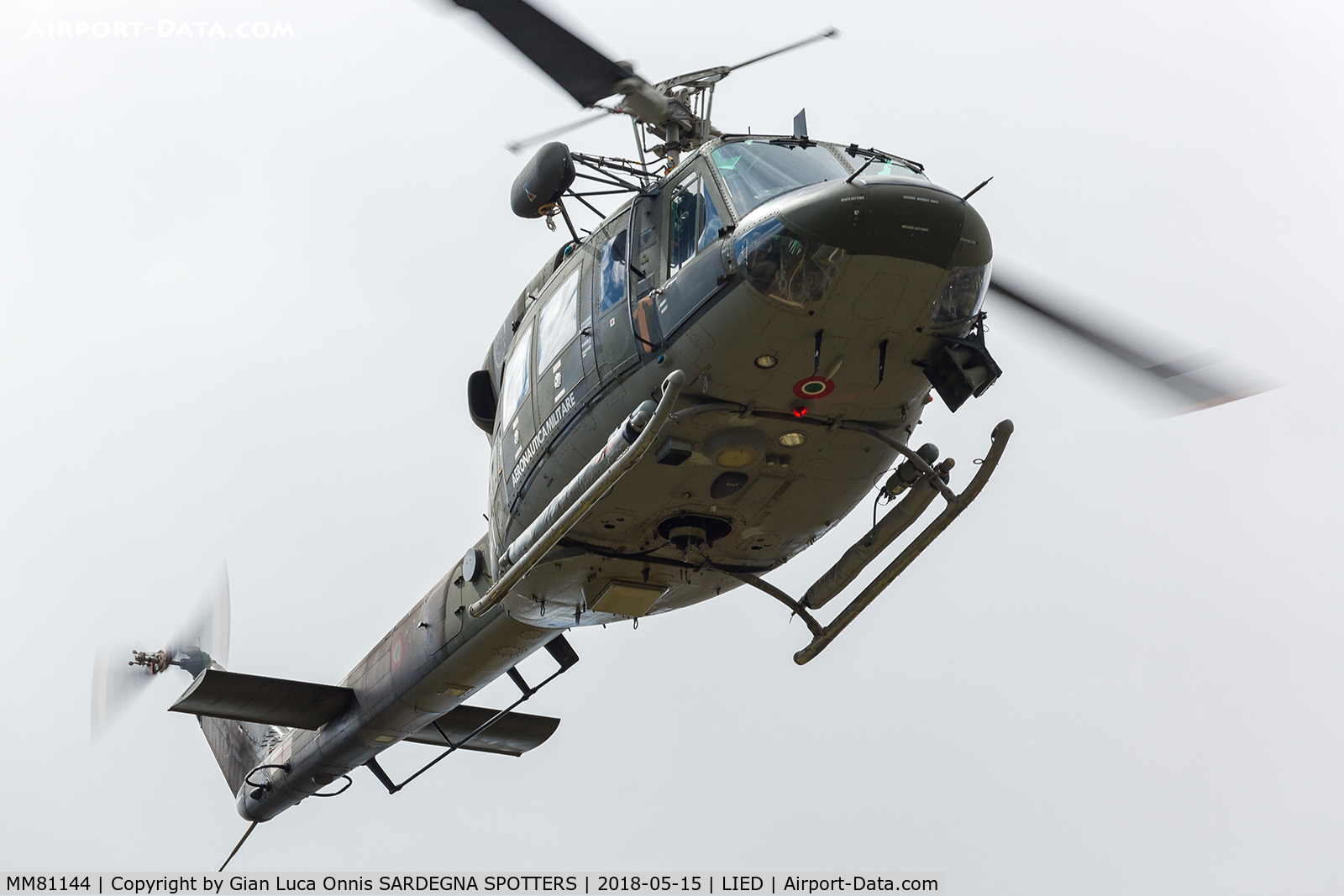 MM81144, Agusta AB-212AM C/N 5801, LANDING 35R
