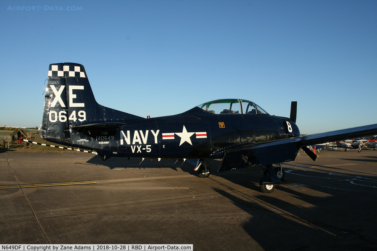 N649DF, 1957 North American T-28C Trojan C/N 226-226 (140649), At the 2018 Wings Over Dallas Airshow