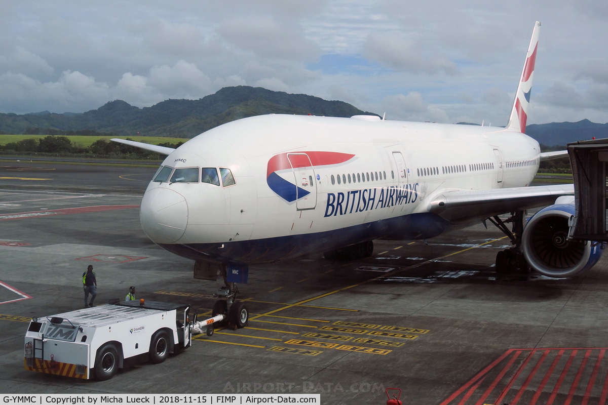 G-YMMC, 2000 Boeing 777-236 C/N 30304, At Mauritius