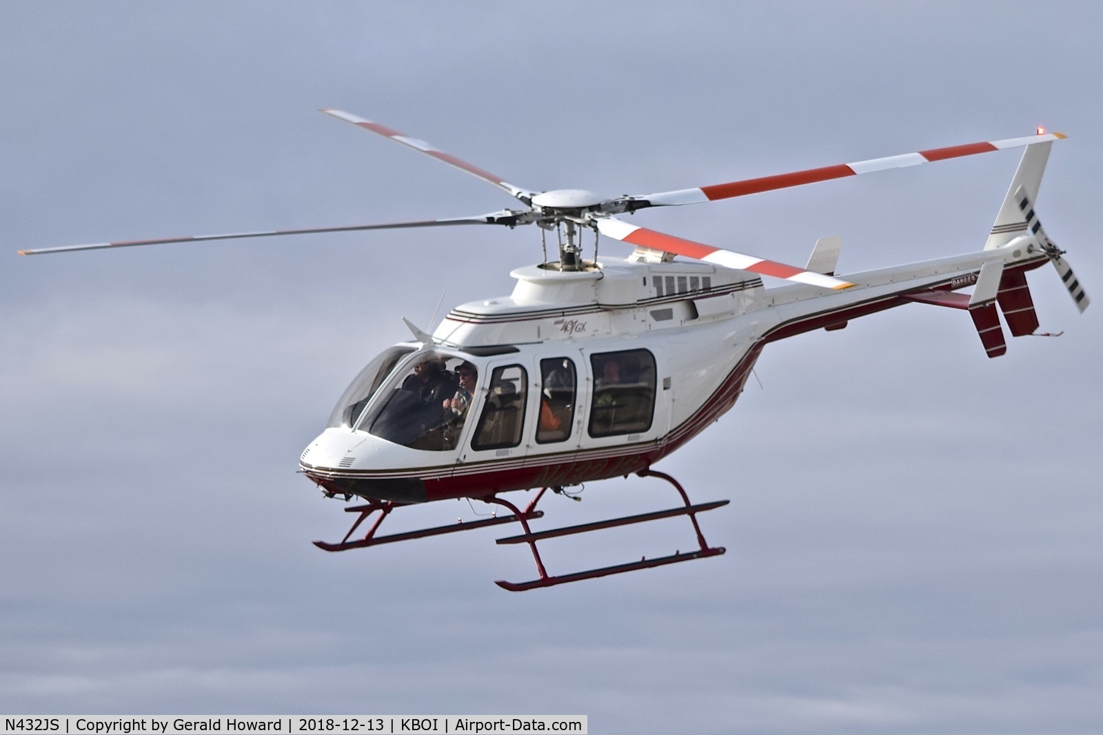 N432JS, 2011 Bell 407 C/N 54320, Take off climb out. BELL 407, c/n54320.