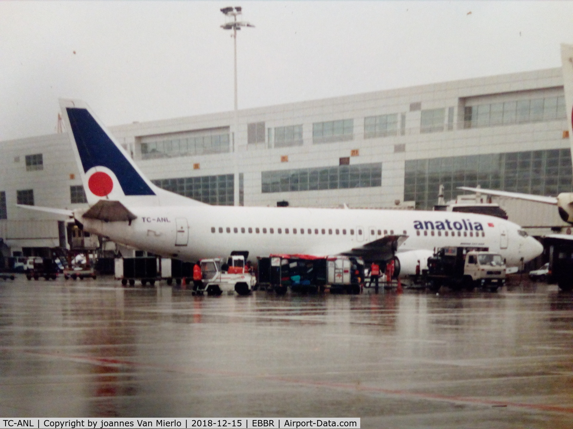 TC-ANL, 1993 Boeing 737-4Q8 C/N 25374, Brussels