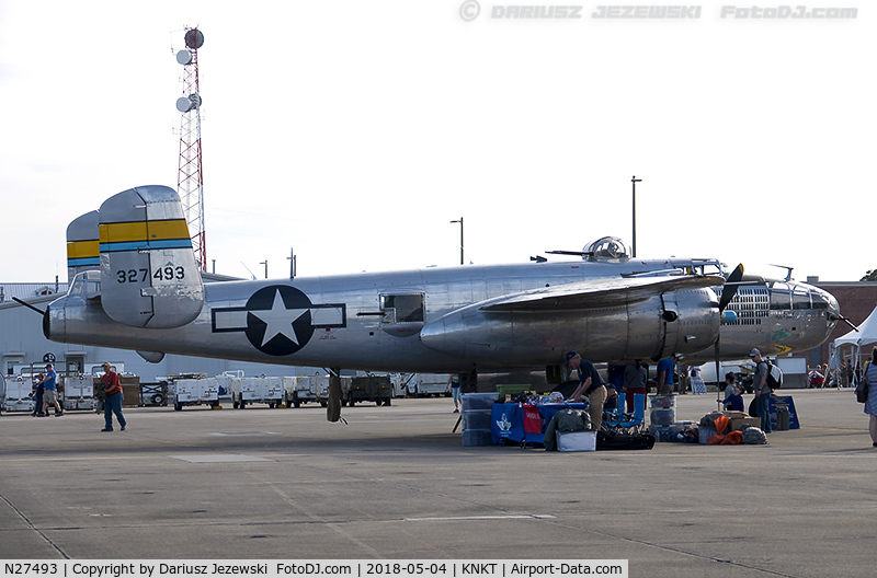 N27493, 1944 North American TB-25K Mitchell C/N 44-29869/108-33144, North American B-25J Mitchell 