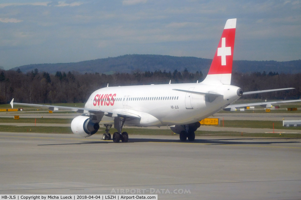 HB-JLS, 2012 Airbus A320-214 C/N 5069, At Zurich