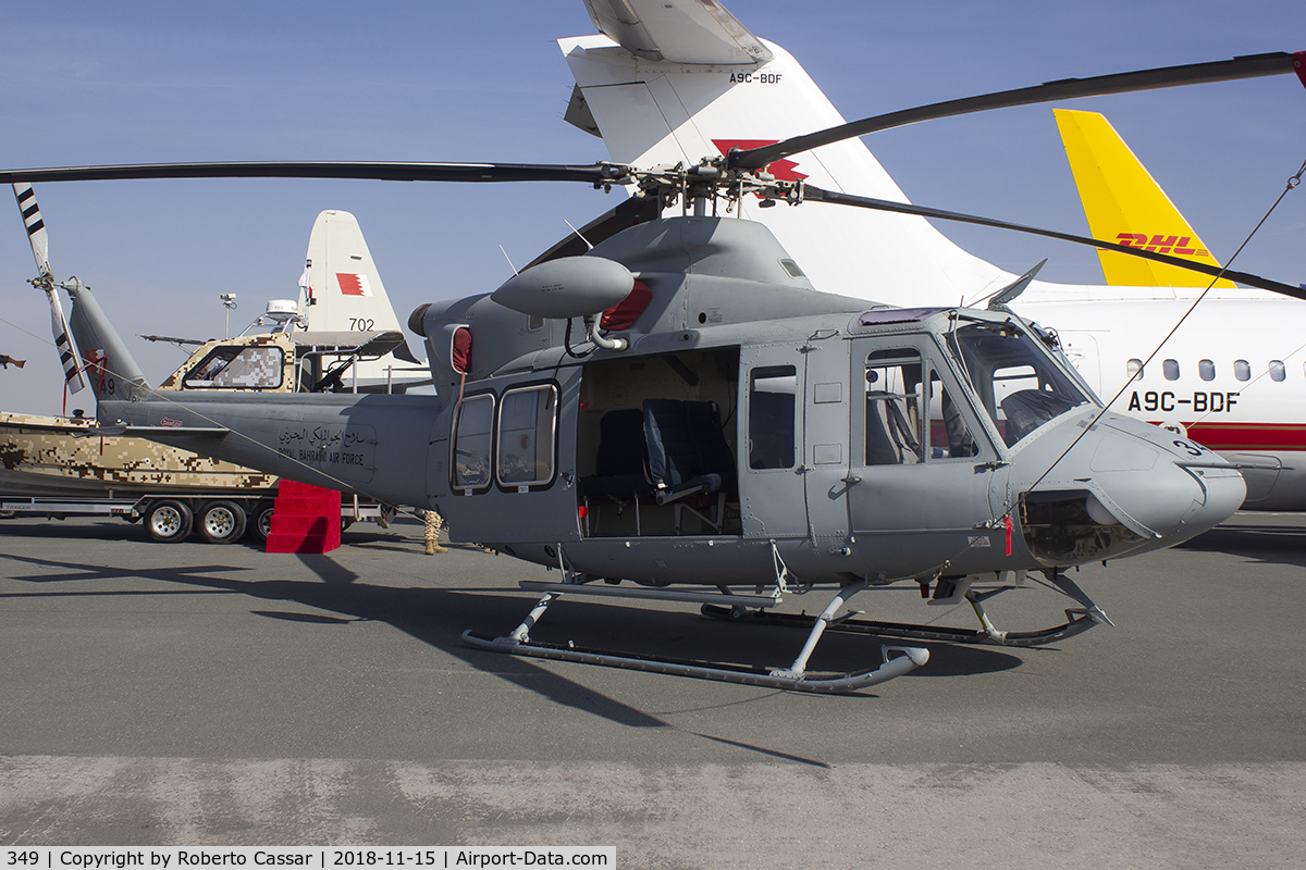 349, Bell 412EP C/N 36426, BIAS 2018 - SAKHIR AIRBASE OBKH