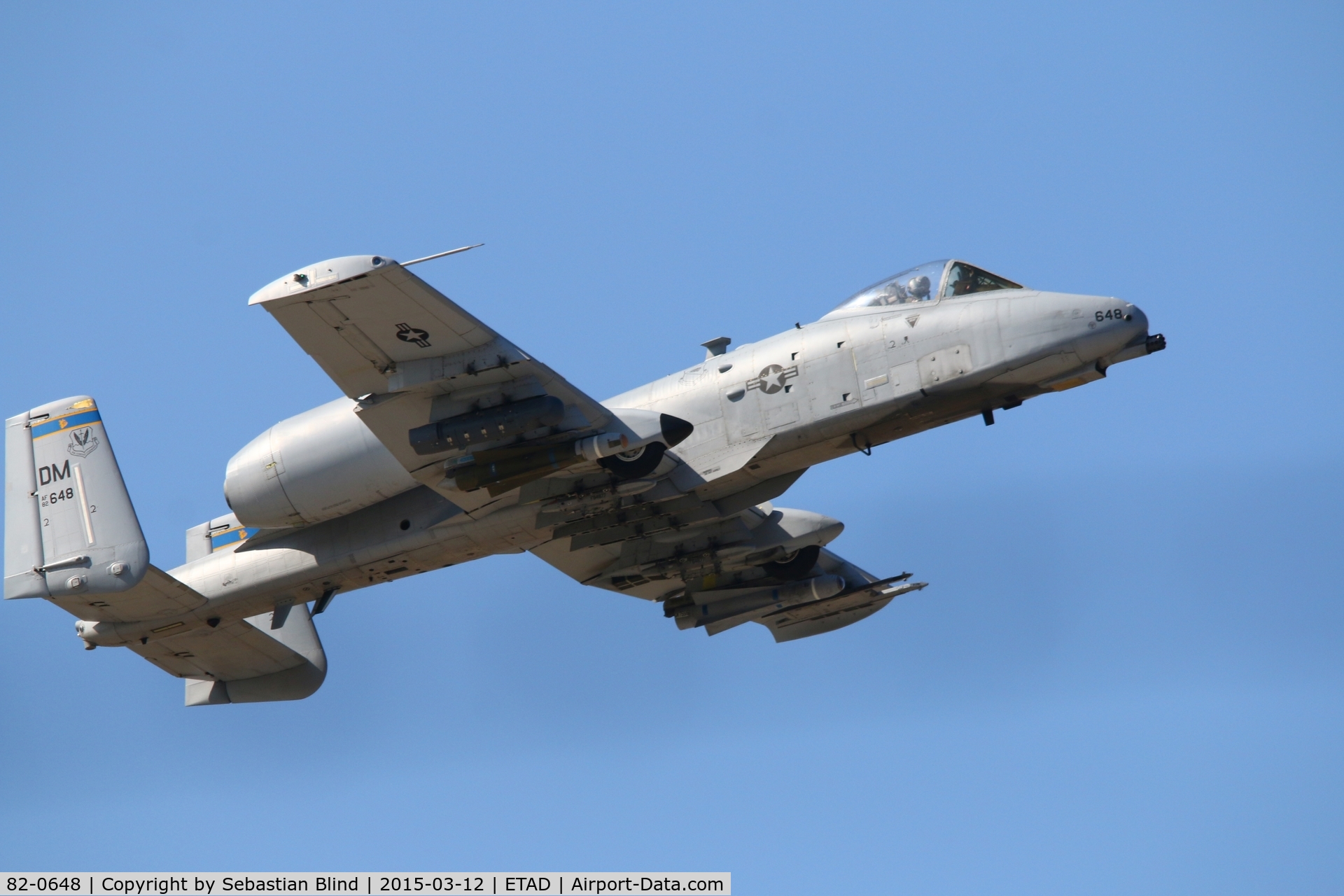 82-0648, 1982 Fairchild Republic A-10C Thunderbolt II C/N A10-0696, Takeoff @ Spangdahlem, Germany in context of Theatre Security Package 2015