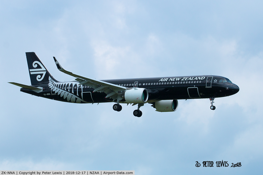 ZK-NNA, 2018 Airbus A321-271N C/N 8496, Air New Zealand Ltd., Auckland