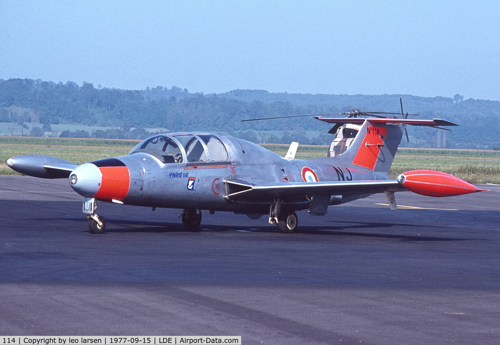 114, Morane-Saulnier MS.760 Paris C/N 114, Tarbes 15.8.1977