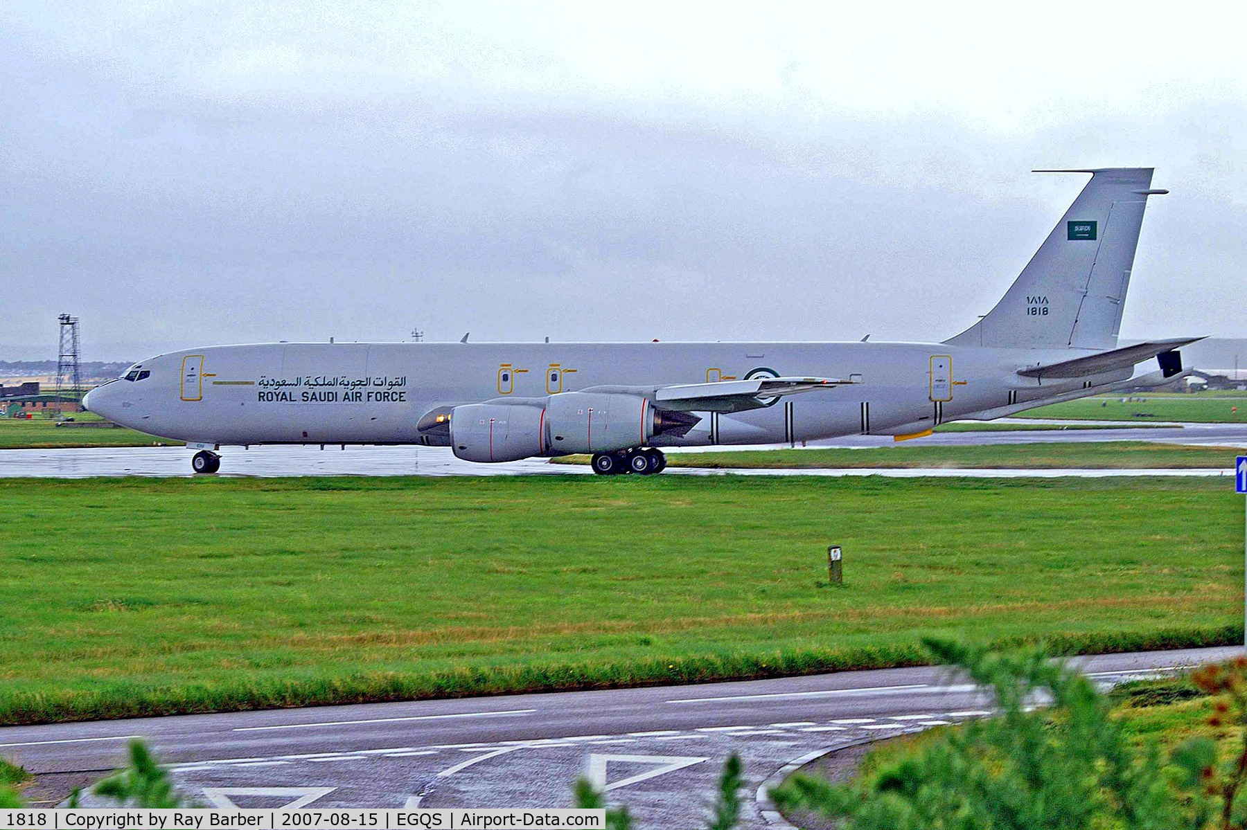 1818, 1987 Boeing KE-3A C/N 23429, 1818   Boeing KE-3A [23429] (Royal Saudi Air Force) RAF Lossiemouth~G 15/08/2007