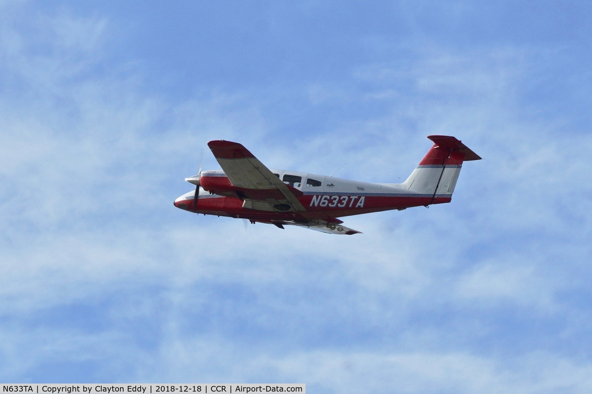 N633TA, 2001 Piper PA-44-180 Seminole C/N 4496052, Buchanan Field Concord California 2018.