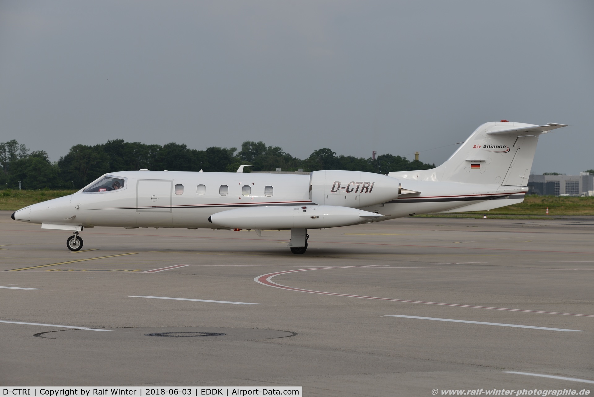 D-CTRI, 1980 Learjet 35A C/N 35A-346, Learjet 35A - AYY Air Alliance - 35346 - D-CTRI - 03.06.2018 - CGN