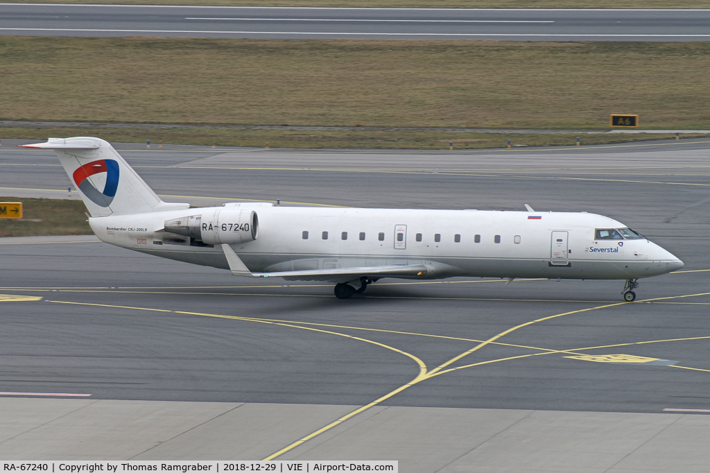 RA-67240, 2005 Bombardier CL-600-2B19 CRJ-200ER C/N 8008, Severstal CRJ 200LR