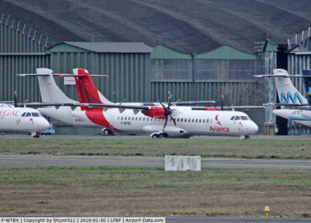F-WTBX, 2017 ATR 72-600 C/N 1466, C/n 1466 - To be LV-GUY but stored