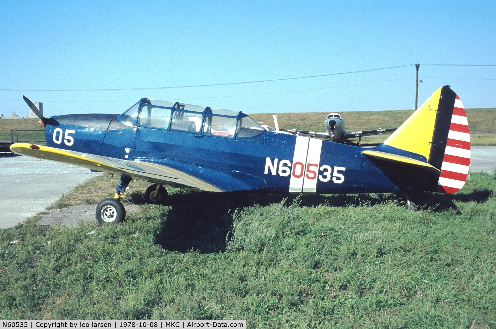N60535, 1945 Fairchild M-62A-3 Cornell II C/N FX146, Kansas City 8.10.1978