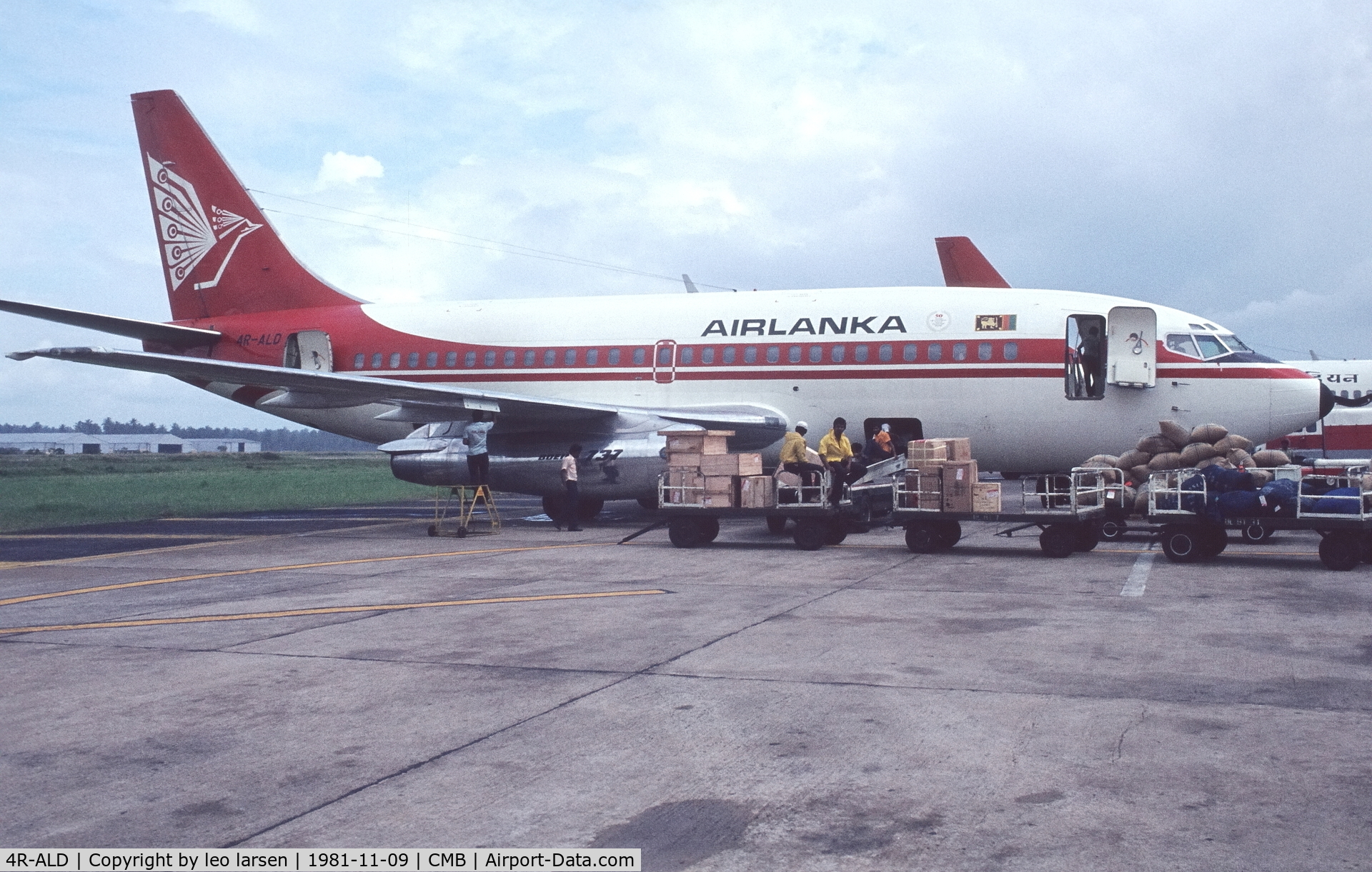 4R-ALD, 1975 Boeing 737-2M6 C/N 20913, Colombo 9.11.1981
