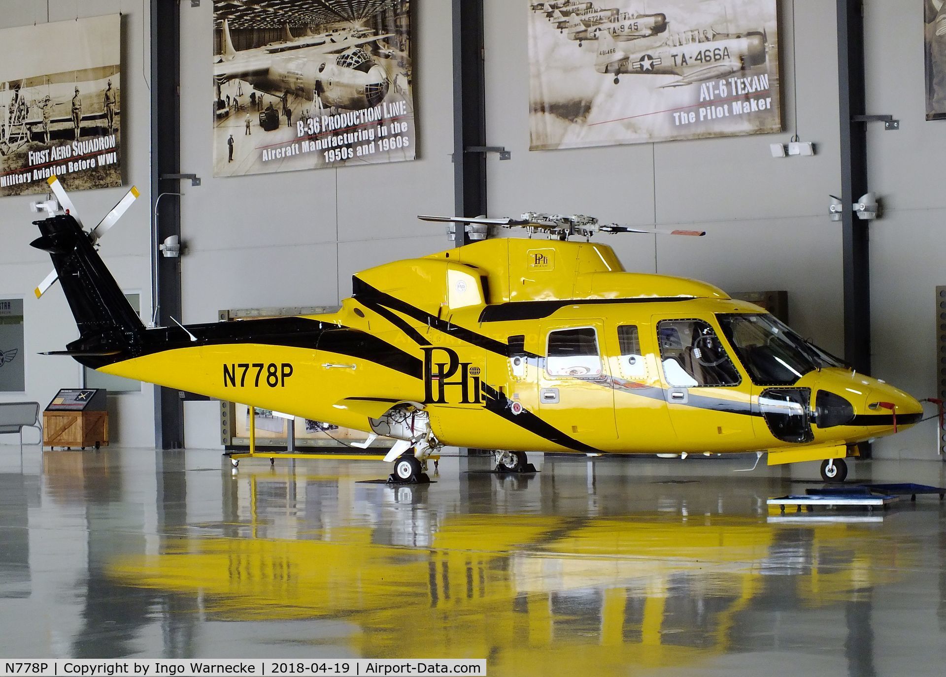 N778P, Sikorsky S-76A C/N 760035, Sikorsky S-76A at the Lone Star Flight Museum, Houston TX