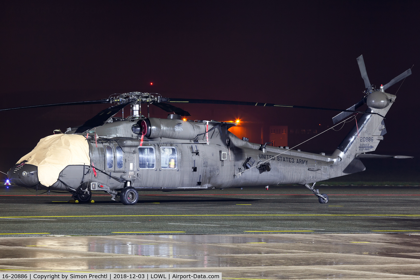 16-20886, Sikorsky UH-60M Black Hawk C/N 704789, 16-1620886 @ Linz Airport