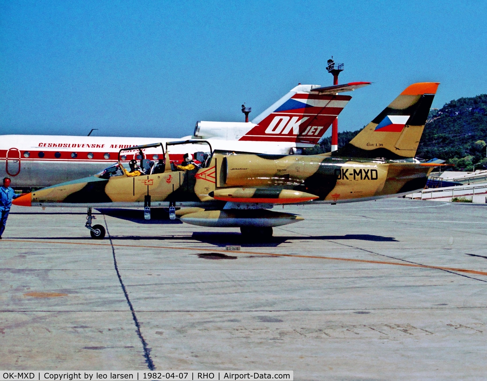 OK-MXD, Aero L-39 Albatros Albatros C/N not found, Rhodos 7.4.1982