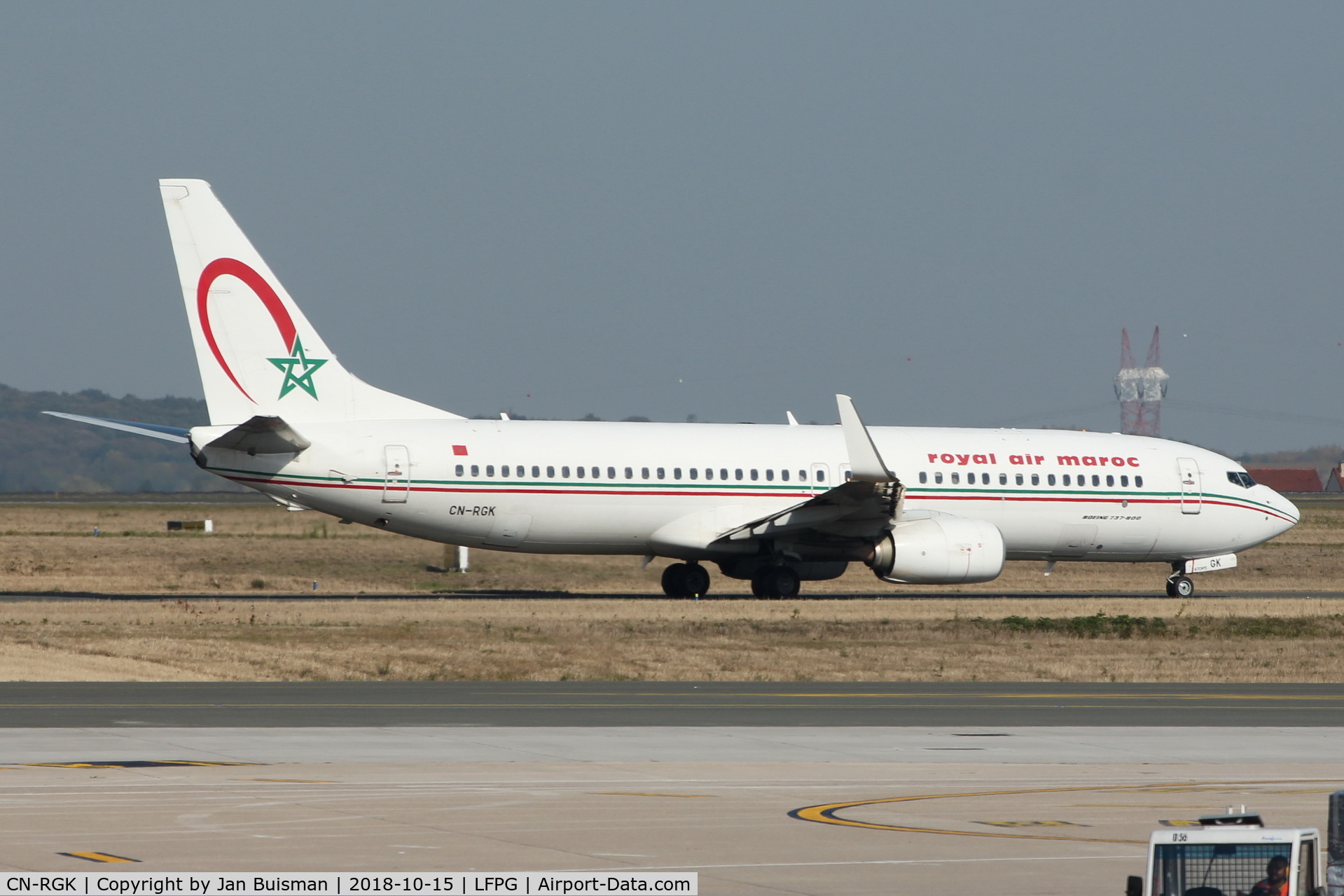 CN-RGK, 2012 Boeing 737-8B6 C/N 33073, Royal Air Maroc