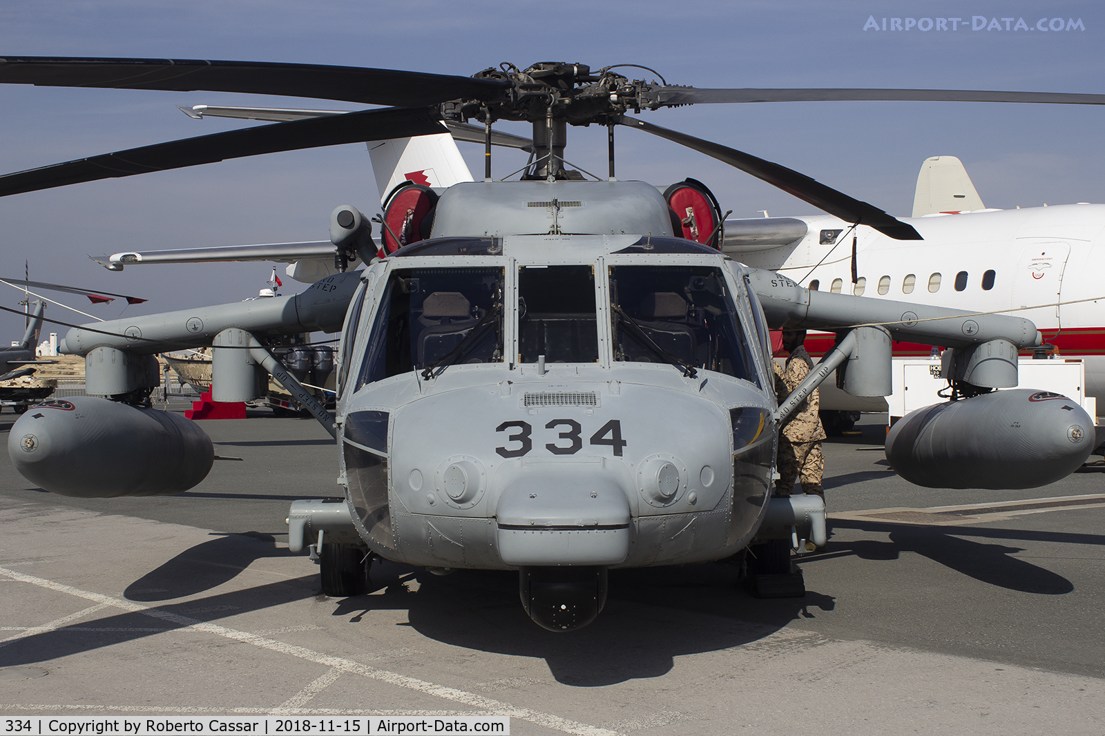 334, 2007 Sikorsky UH-60M Black Hawk C/N 70-3298, BIAS 2018 - SAKHIR AIRBASE OBKH