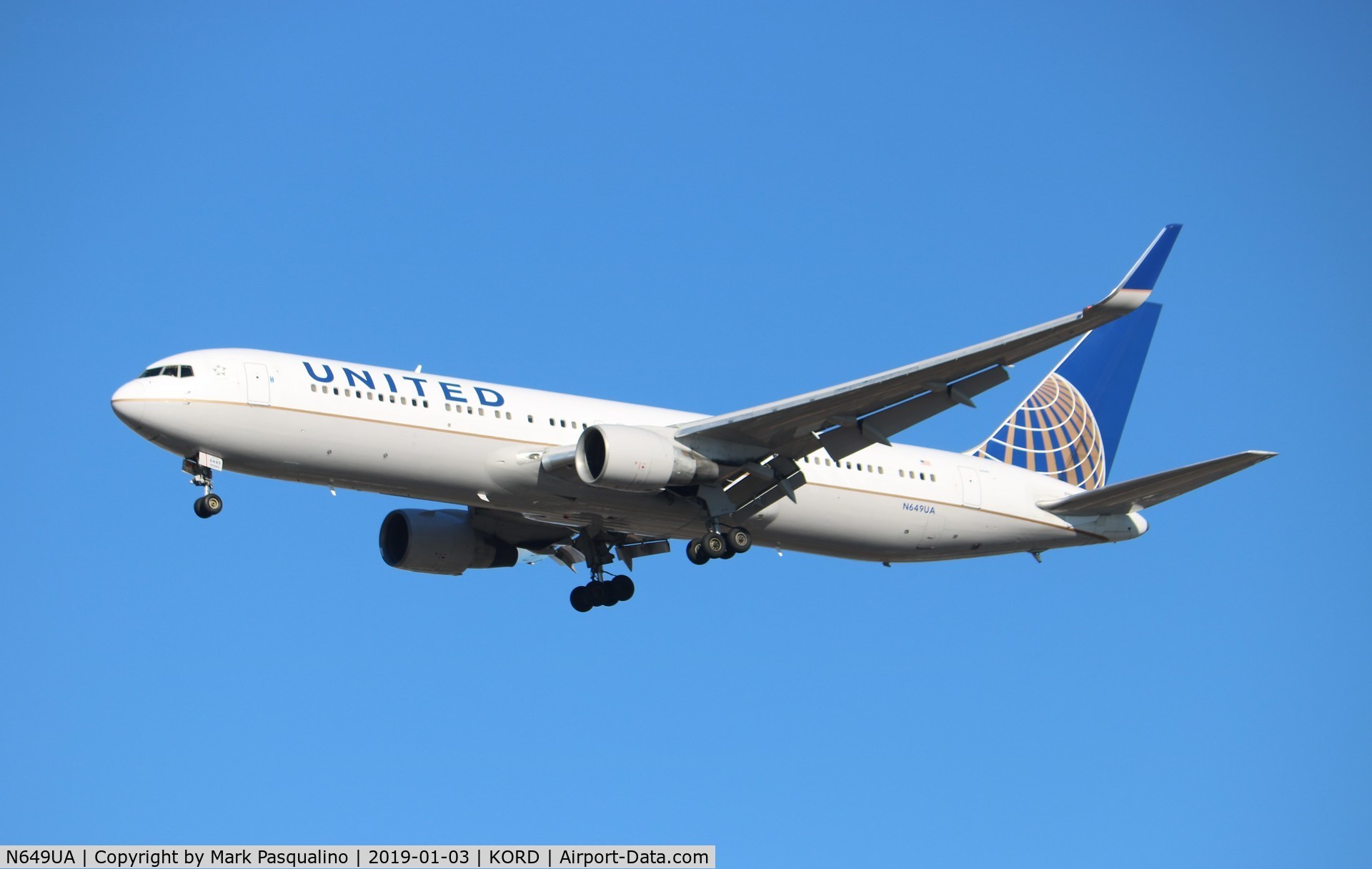 N649UA, 1992 Boeing 767-322 C/N 25286, Boeing 767-322