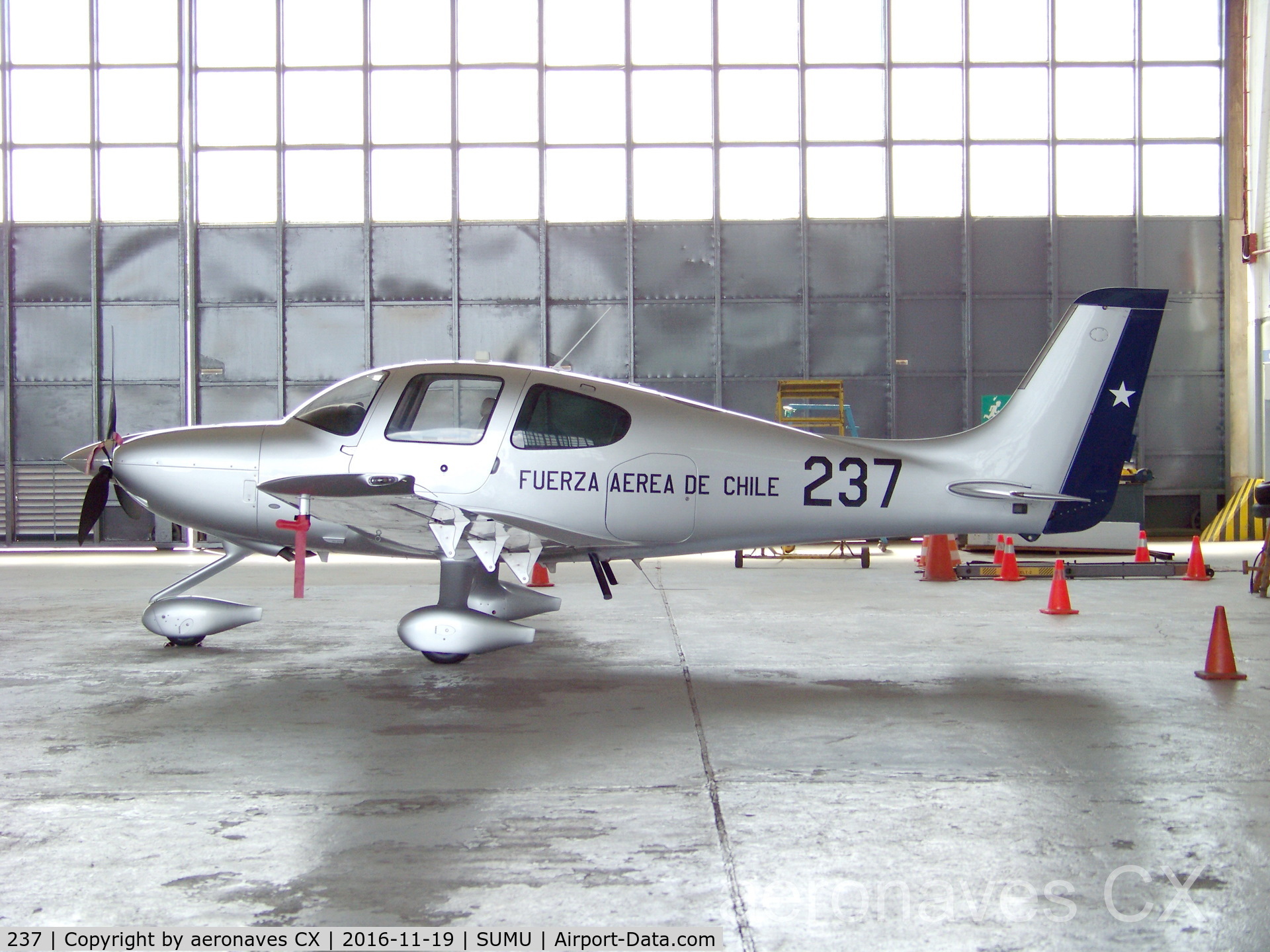 237, 2015 Cirrus SR22T C/N 1107, Base Aérea Nº1- Carrasco (Uruguay)