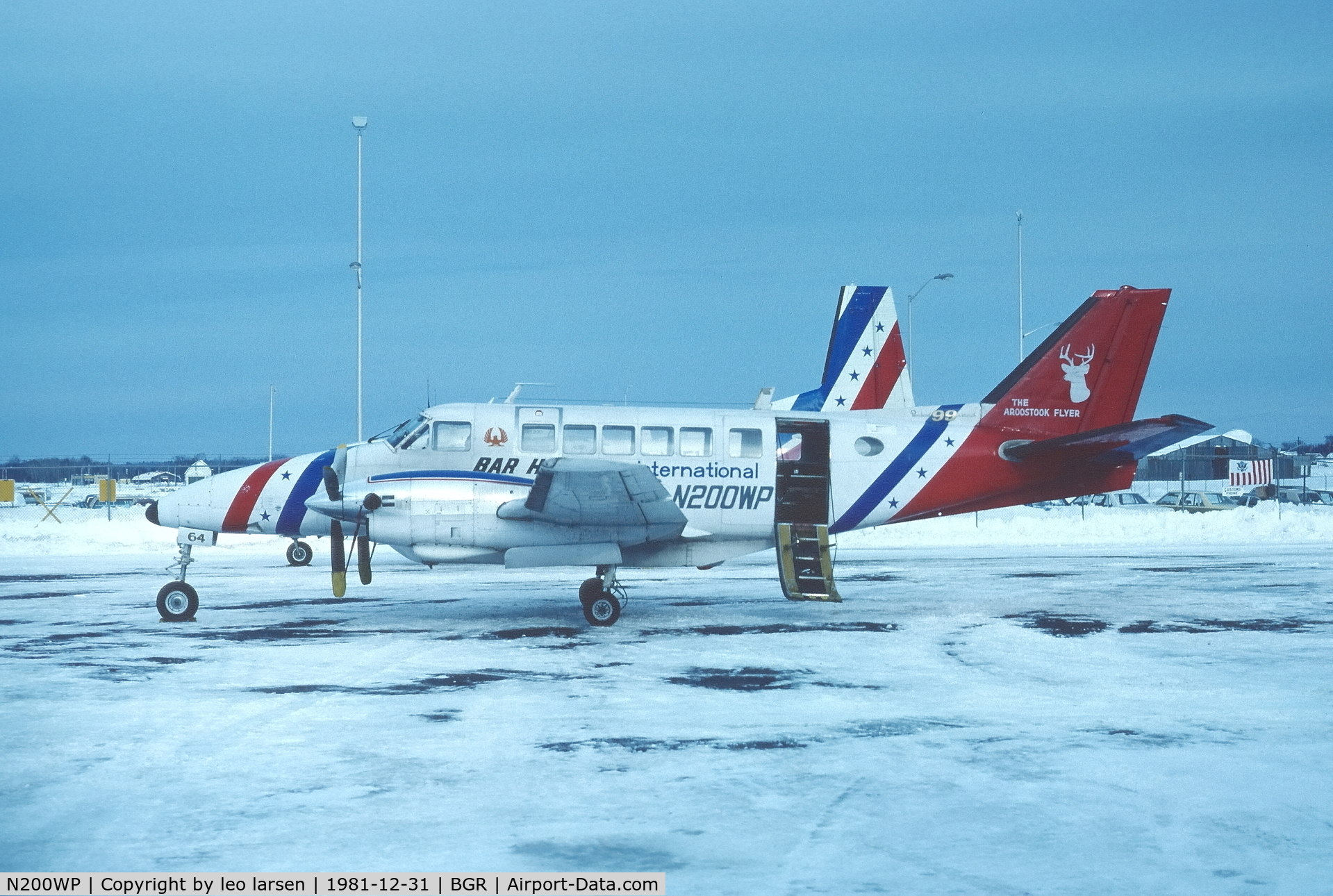 N200WP, 1968 Beech 99 Airliner C/N U-64, Bangor 31.12.1981