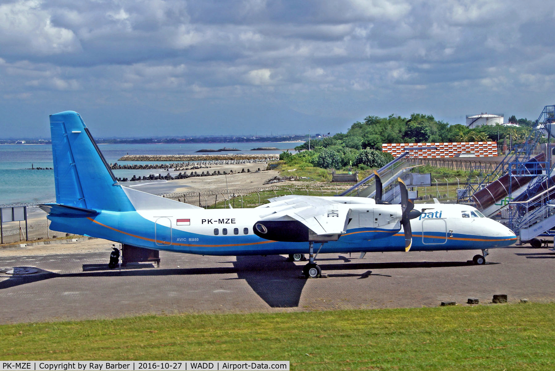 PK-MZE, 2011 Xian MA-60 C/N 0501, PK-MZE   Xian MA60 [0501] (Merpati Nusantara Airlines) Ngurah Rai-Int'l (Denpasar)~PK 27/10/2016