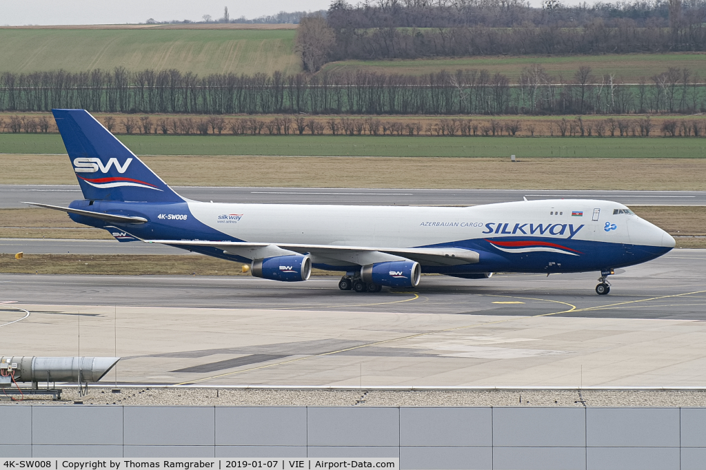 4K-SW008, 1999 Boeing 747-4R7F/SCD C/N 29732, SilkWay West Airlines Boeing 747-400