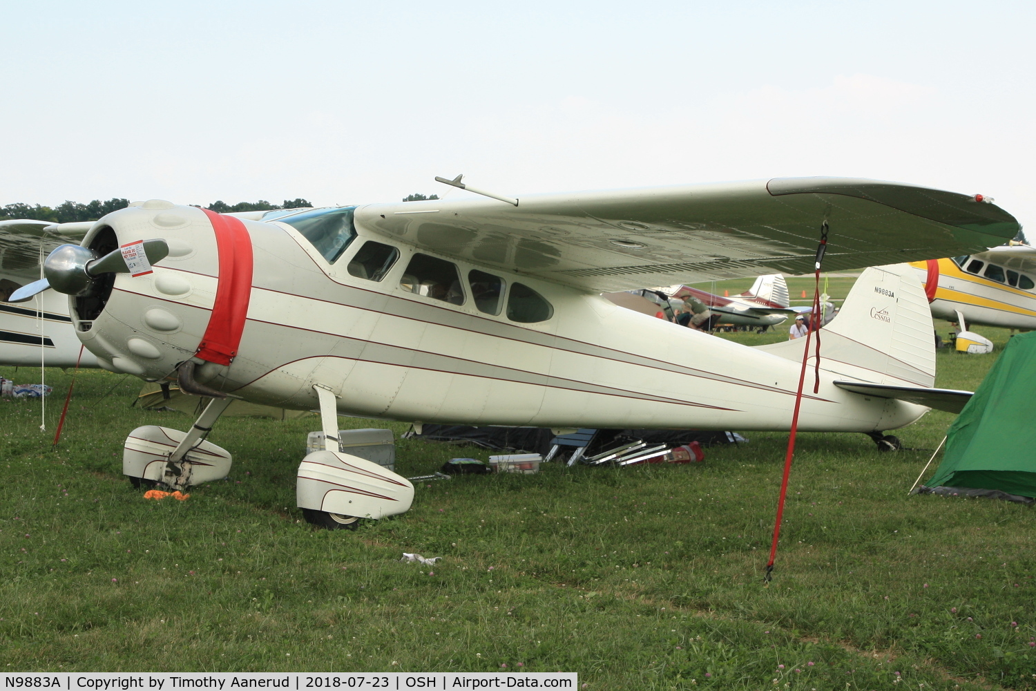 N9883A, 1950 Cessna 195A C/N 7585, 1950 Cessna 195A, c/n: 7585