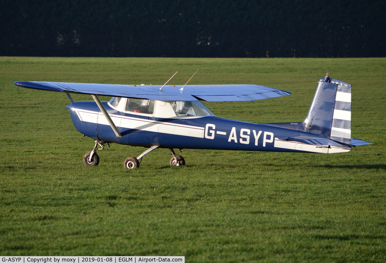 G-ASYP, 1964 Cessna 150E C/N 150-60794, Cessna 150E at White Waltham. Ex N6094T
