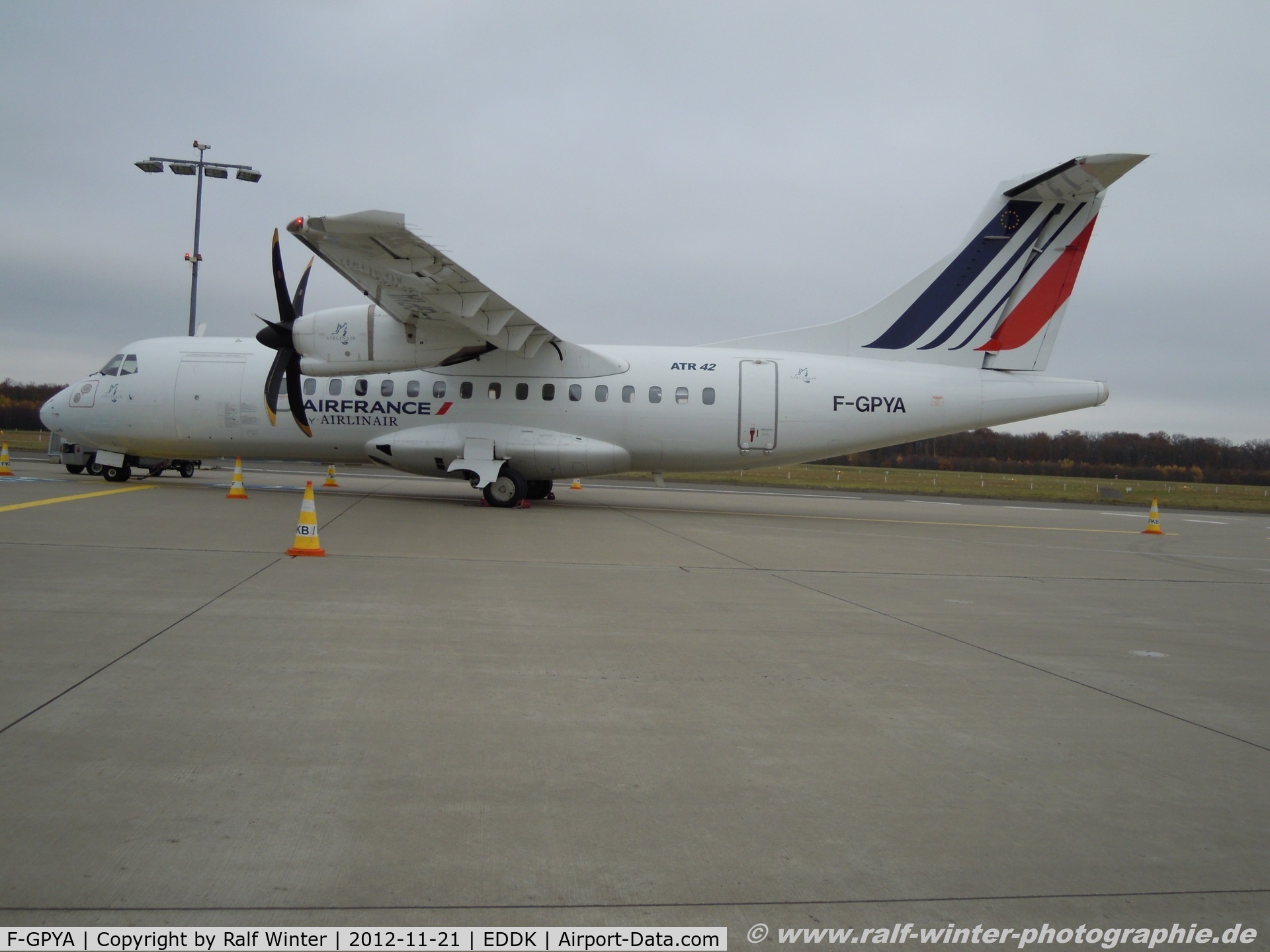 F-GPYA, 1995 ATR 42-500 C/N 457, ATR 42-500 - AN RLA Airlinair opf Air France AF colors - 457 - F-GPYA - 21.11.2012 - CGN