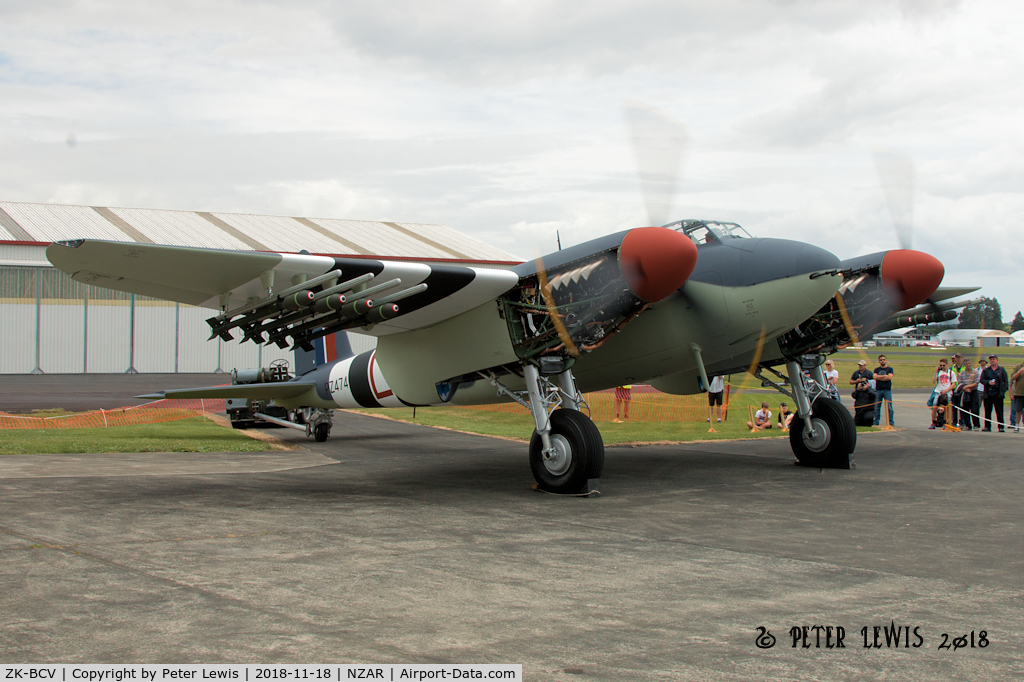 ZK-BCV, 1945 De Havilland DH.98 Mosquito FB.VI C/N NZ2384/PZ474, Avspecs Ltd., Ardmore - for Rod Lewis
