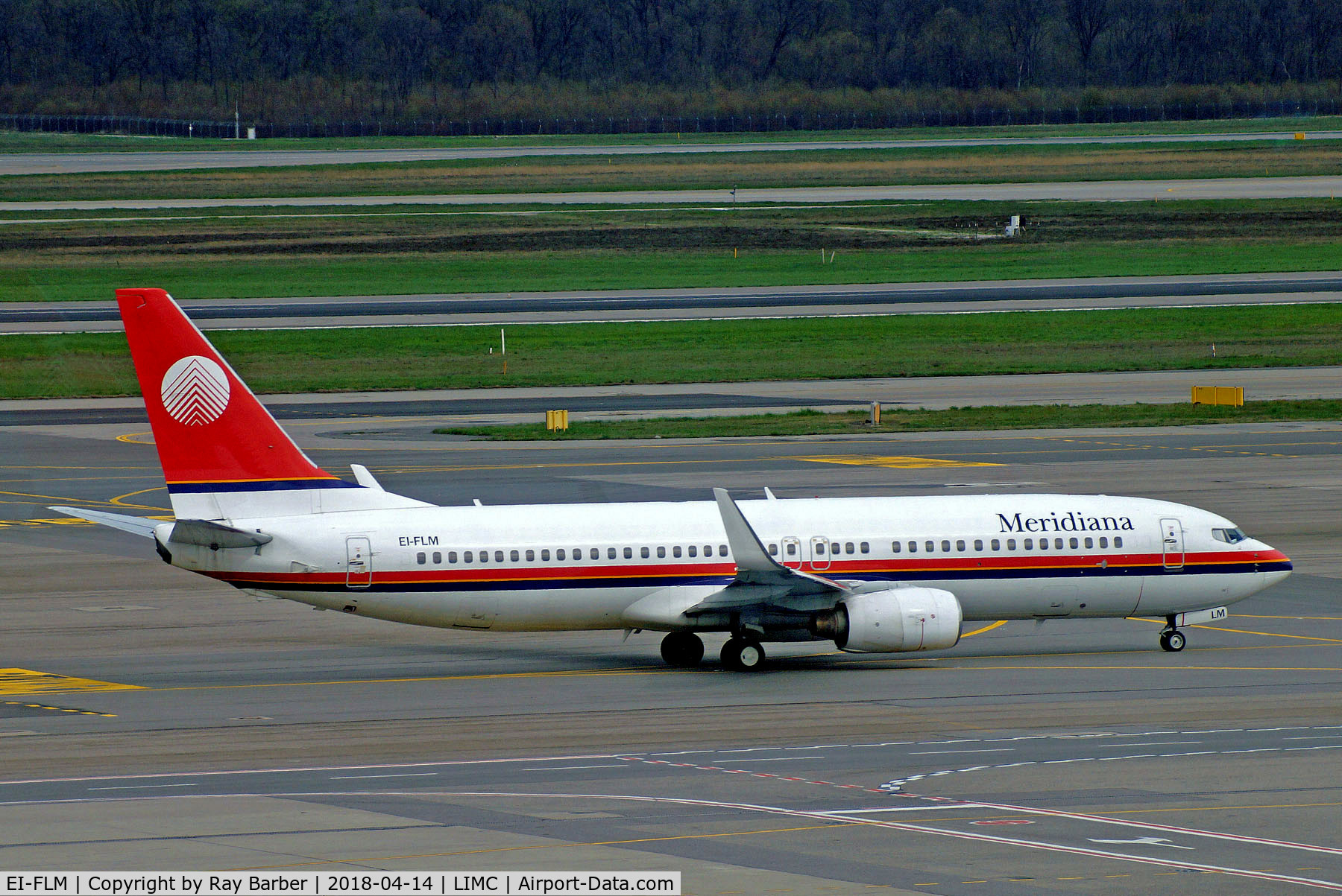 EI-FLM, 2001 Boeing 737-85F C/N 30571, EI-FLM   Boeing 737-85F [30571] (Meridiana) Milan-Malpensa~I 14/04/2018
