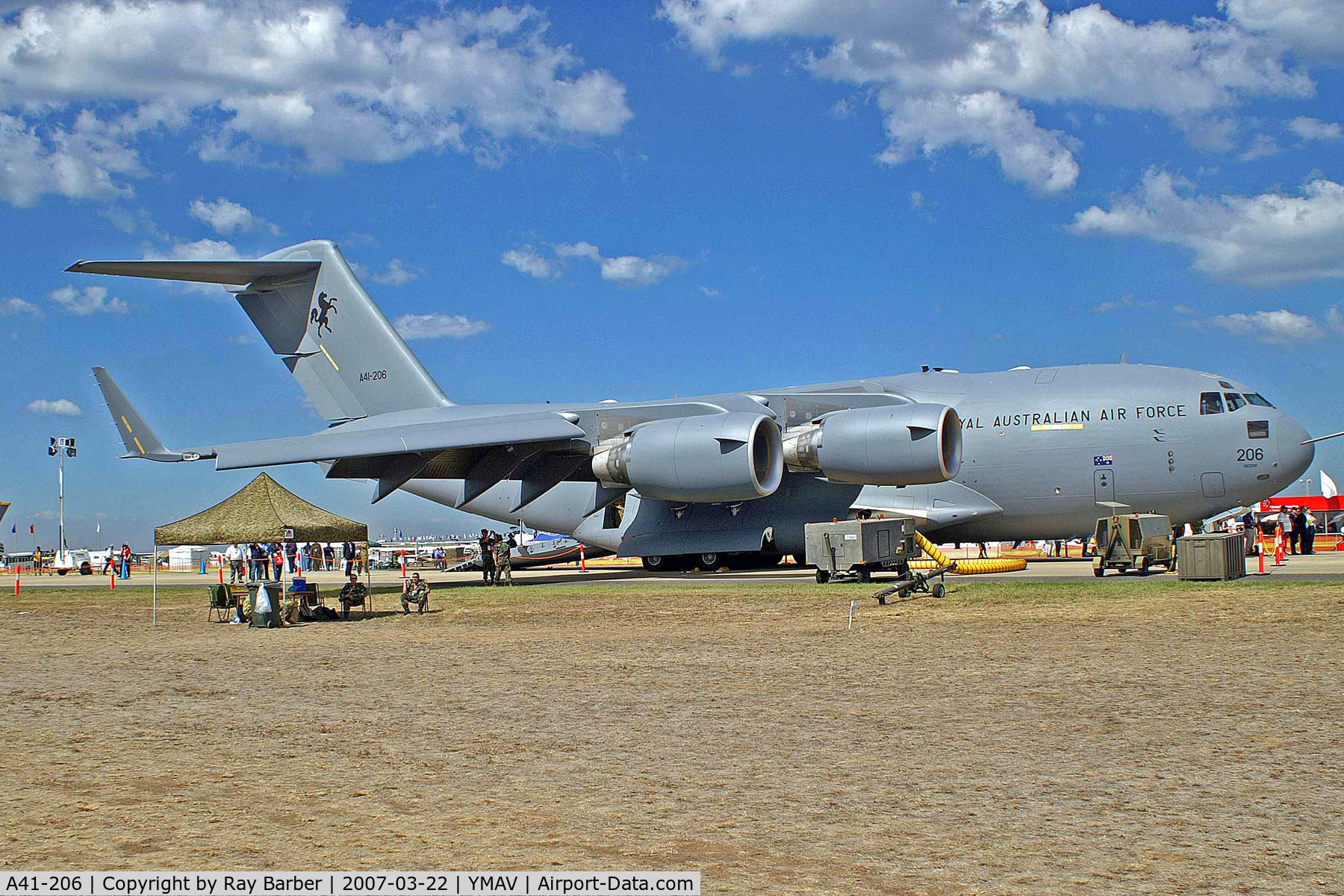 A41-206, 2007 Boeing C-17A Globemaster III C/N F-166/AUS-1, A41-206   McDonnell-Douglas C-17A Globemaster III [AT-1] (Royal Australian Air Force) Avalon~VH 22/03/2007