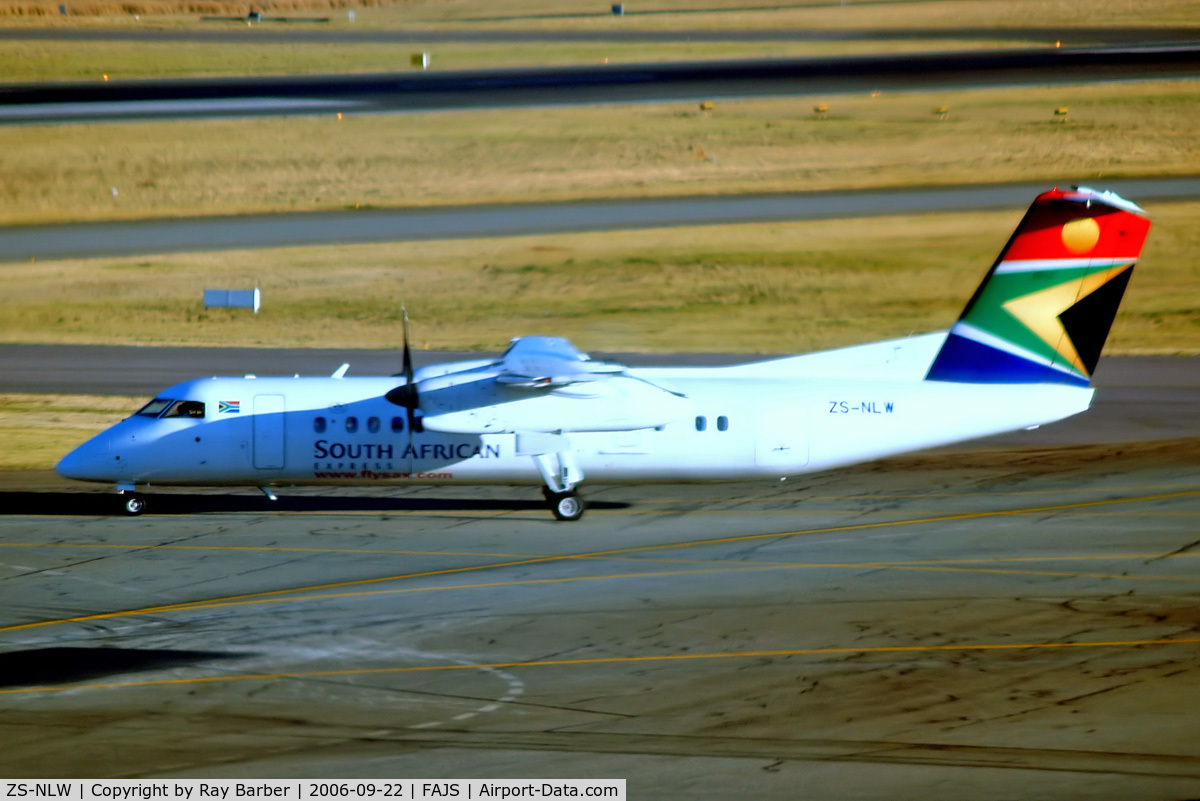 ZS-NLW, 1992 De Havilland Canada DHC-8-300 Dash 8 C/N 338, ZS-NLW   De Havilland Canada DHC-8-311 Dash 8 [338] (South African Express) Johannesburg Int'l~ZS 22/09/2006