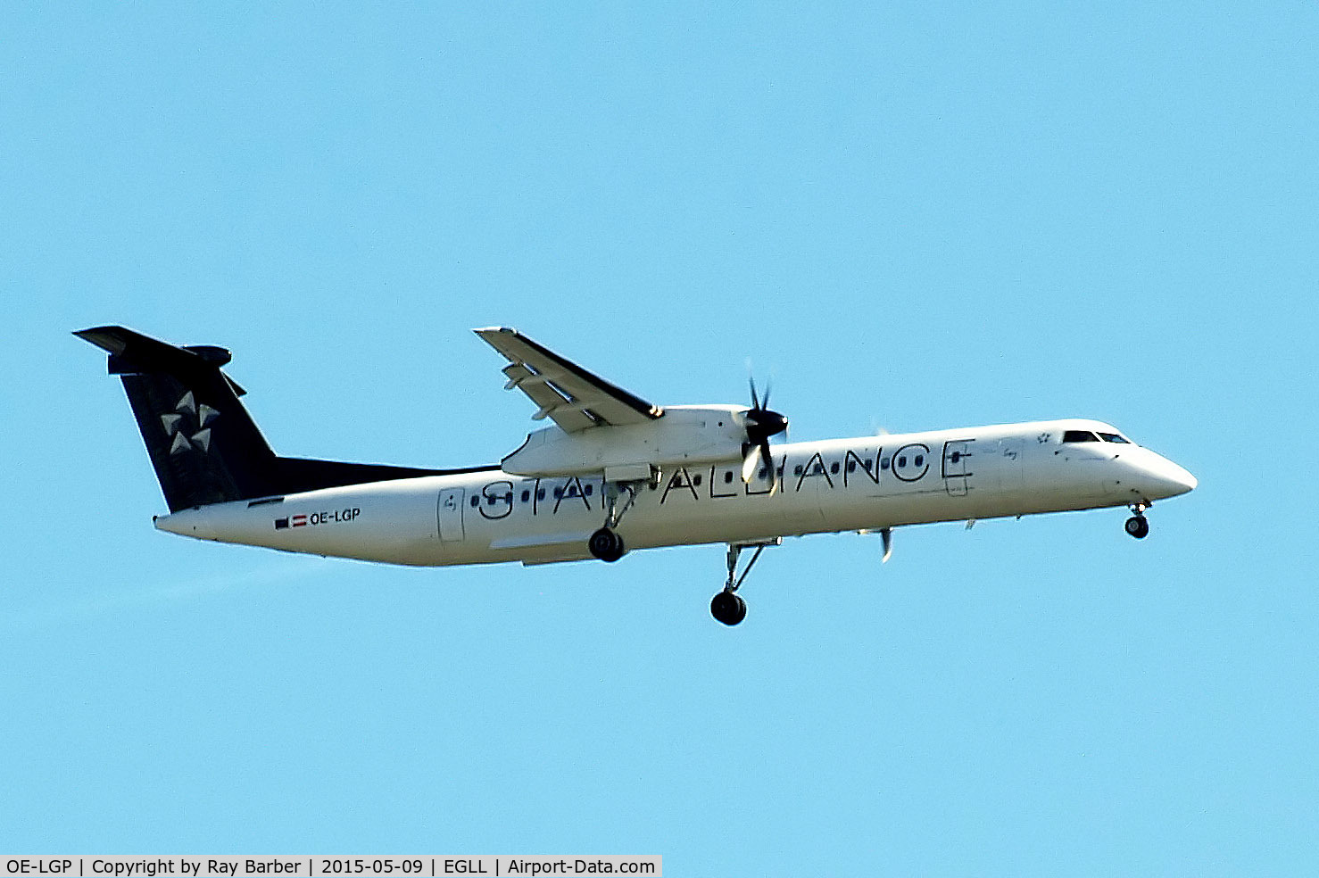 OE-LGP, 2000 De Havilland Canada DHC-8-402 Dash 8 C/N 4016, OE-LGP   De Havilland Canada DHC-8Q-402 Dash 8 [4016] (Austrian Airlines) Home~G 09/05/2015